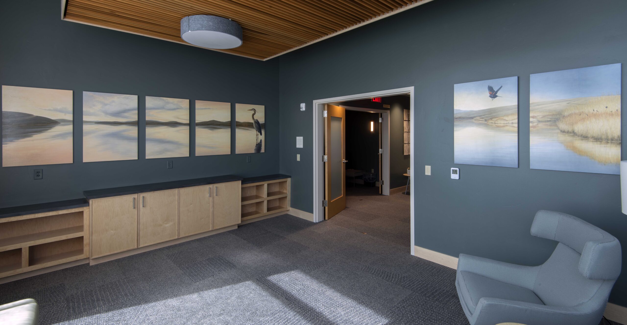 Reflections I & II, 2025. Artwork commissioned for Missoula's Hope Hospice Center