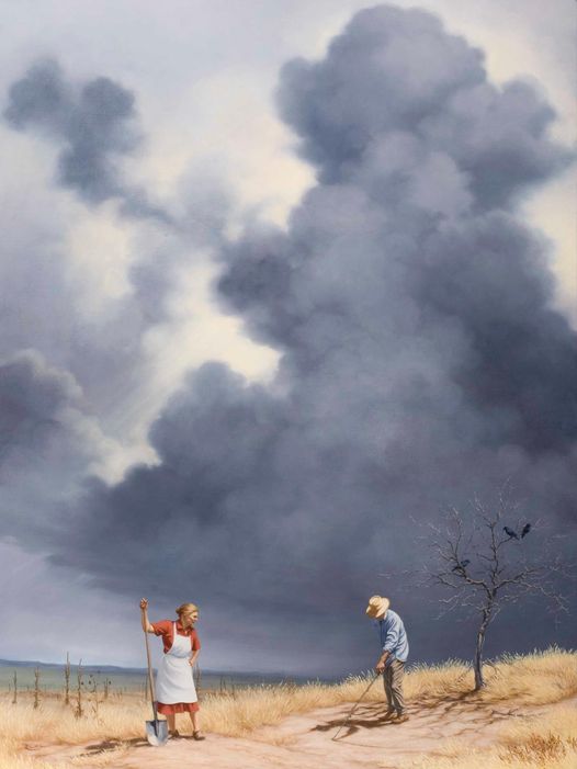 The Invention of Sorrow, 2008. Oil on wood panel, 40x30 Sold